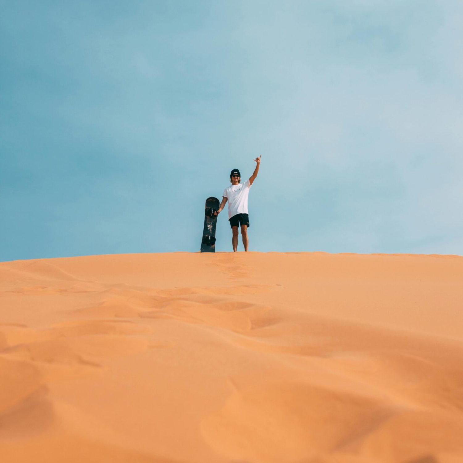 Sand boarding Sahara